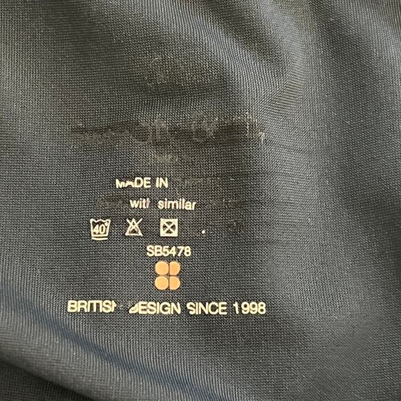 Sweaty Betty Ace Racerback Midi Dress Navy Large - Picture 7 of 7